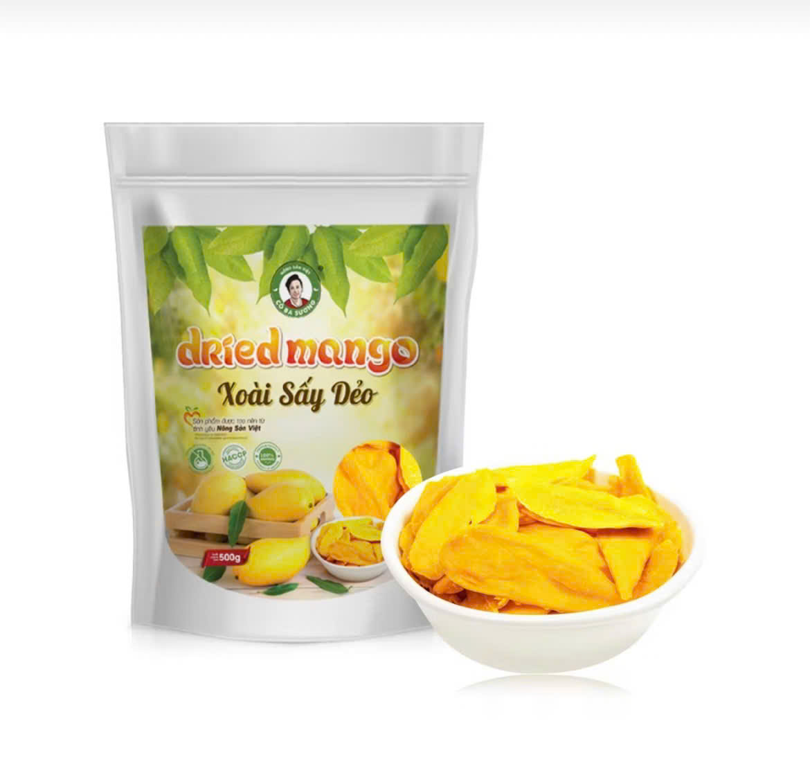 Xoài sấy dẻo - Trái Cây Sấy Ba Sương - Long Mỹ - Công Ty Trách Nhiệm Hữu Hạn Ba Sương - Long Mỹ