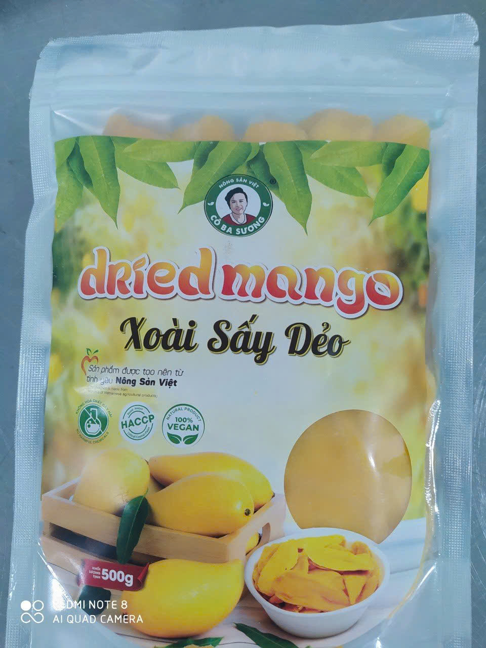 Xoài sấy dẻo - Trái Cây Sấy Ba Sương - Long Mỹ - Công Ty Trách Nhiệm Hữu Hạn Ba Sương - Long Mỹ