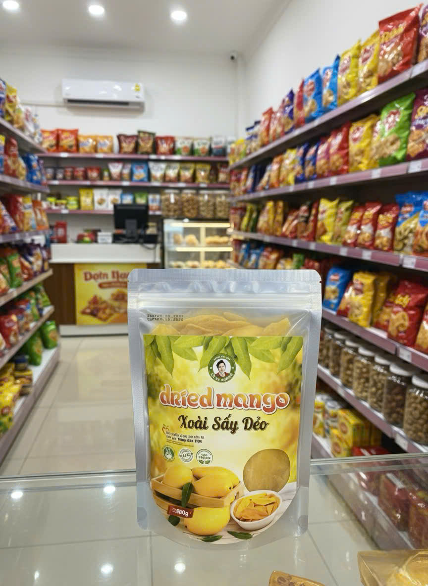 Xoài sấy dẻo - Trái Cây Sấy Ba Sương - Long Mỹ - Công Ty Trách Nhiệm Hữu Hạn Ba Sương - Long Mỹ