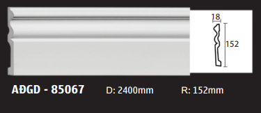 Phào chỉ chân tường PU - Phào Chỉ Anh Đức - Công Ty Cổ Phần Nhựa Anh Đức