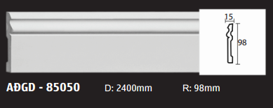 Phào chỉ chân tường PU - Phào Chỉ Anh Đức - Công Ty Cổ Phần Nhựa Anh Đức