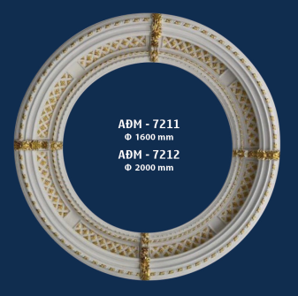 Phào chỉ mâm trần dát vàng - Phào Chỉ Anh Đức - Công Ty Cổ Phần Nhựa Anh Đức