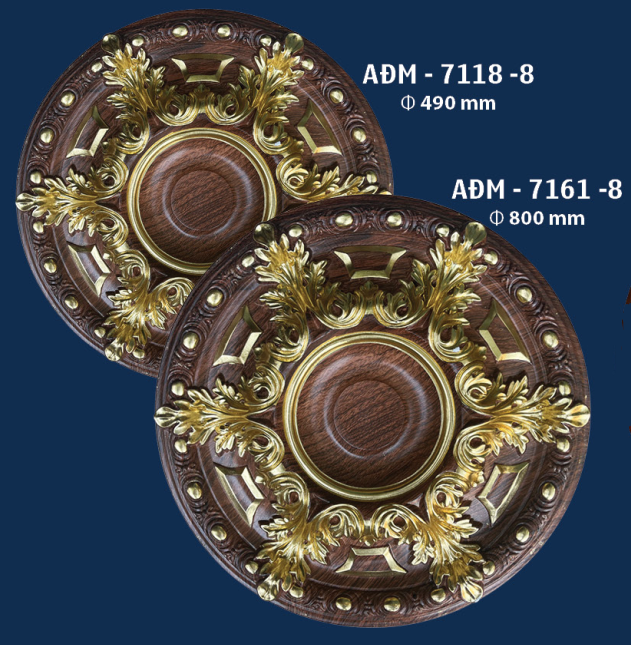 Phào chỉ mâm vân gỗ dát vàng - Phào Chỉ Anh Đức - Công Ty Cổ Phần Nhựa Anh Đức