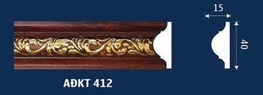 Phào khuôn tranh vân gỗ - Phào Chỉ Anh Đức - Công Ty Cổ Phần Nhựa Anh Đức