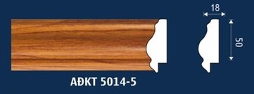 Phào khuôn tranh vân gỗ - Phào Chỉ Anh Đức - Công Ty Cổ Phần Nhựa Anh Đức