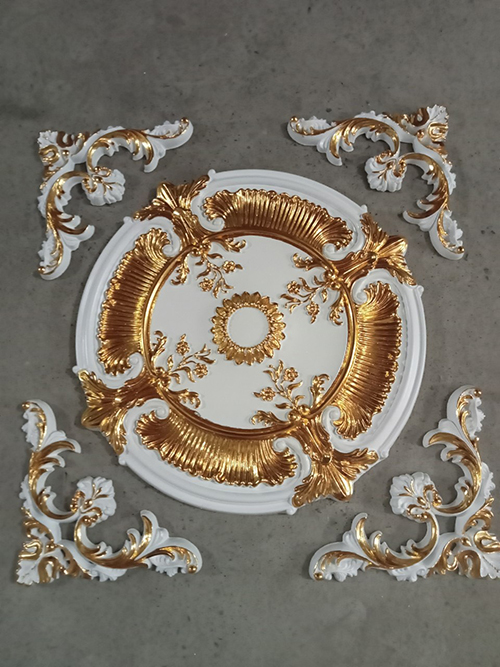 Phào tường, mâm gỗ dát vàng - Phào Chỉ Anh Đức - Công Ty Cổ Phần Nhựa Anh Đức