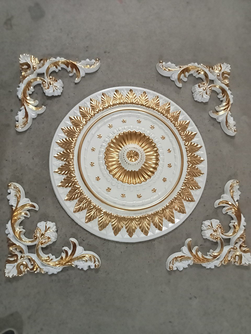 Phào tường, mâm gỗ dát vàng - Phào Chỉ Anh Đức - Công Ty Cổ Phần Nhựa Anh Đức