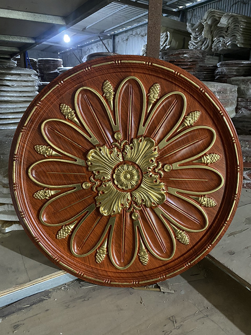 Phào tường, mâm gỗ dát vàng - Phào Chỉ Anh Đức - Công Ty Cổ Phần Nhựa Anh Đức