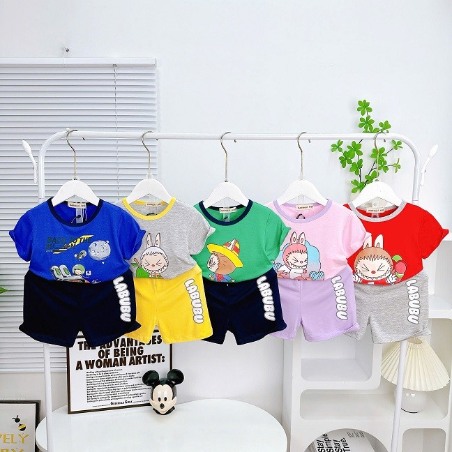 Bộ quần áo trẻ em ngắn thun lạnh