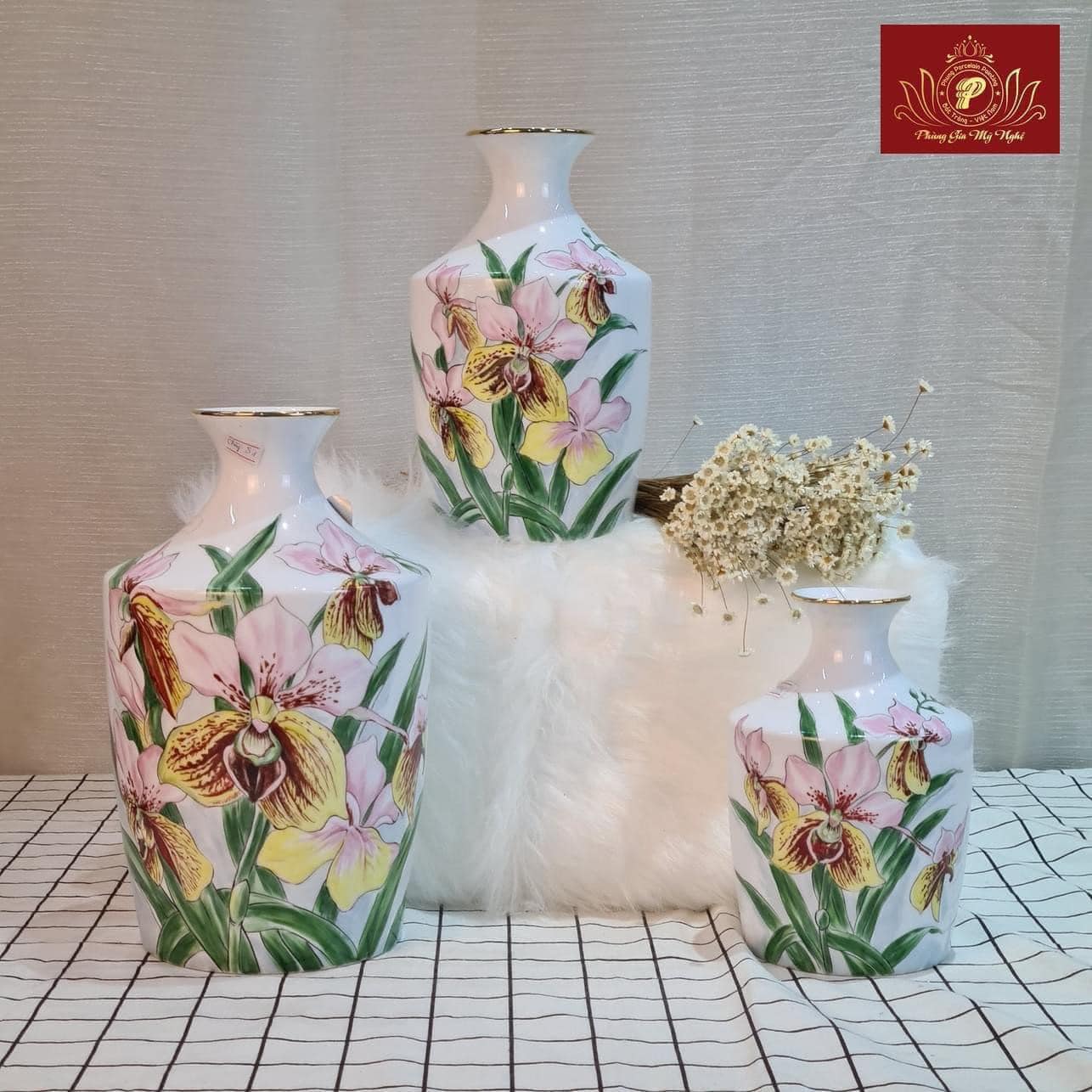 Bình hoa, lọ hoa gốm sứ - Gốm Sứ Phùng Gia Mỹ Nghệ - Công Ty TNHH Phùng Gia Mỹ Nghệ