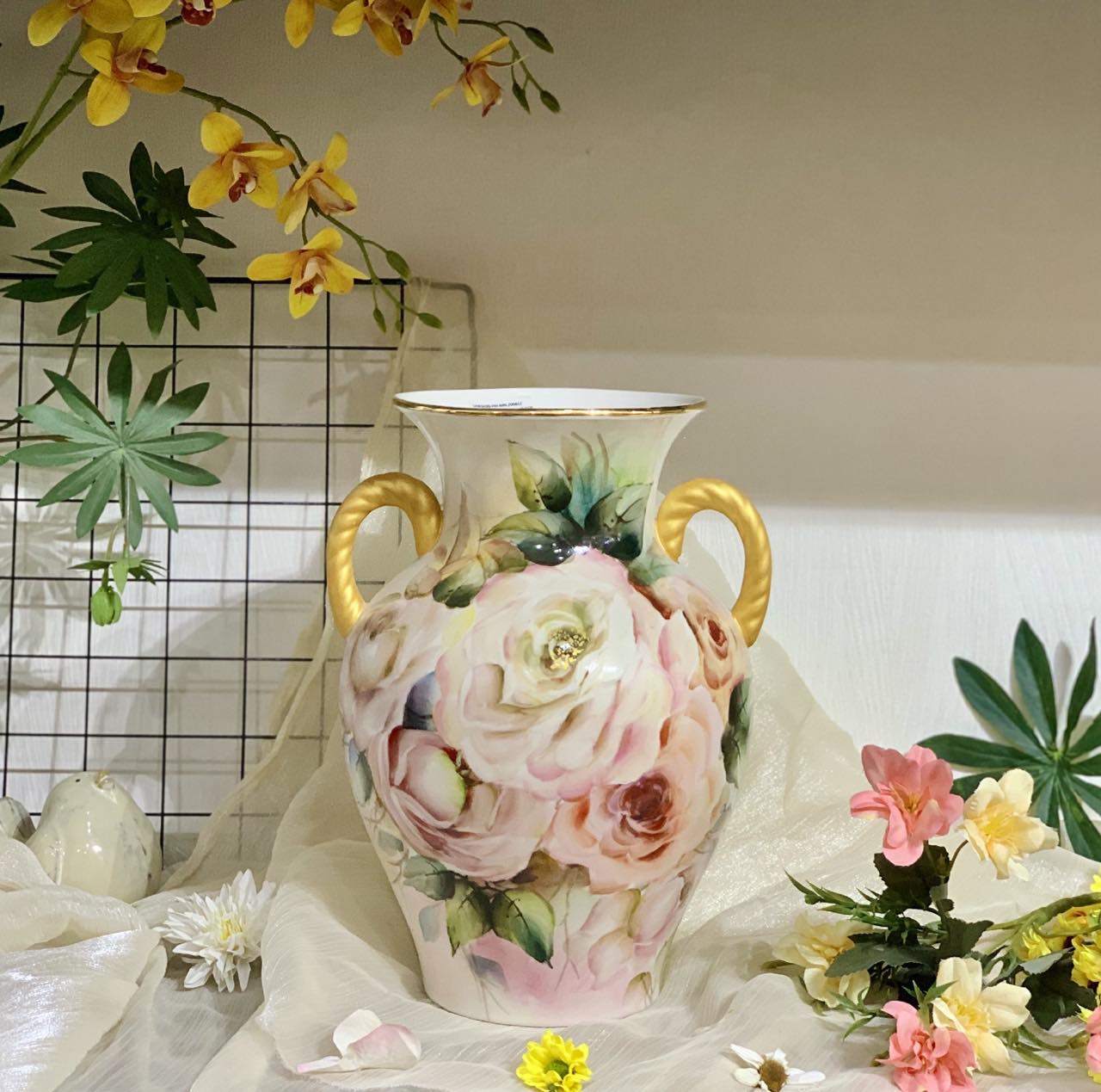 Bình hoa, lọ hoa gốm sứ - Gốm Sứ Phùng Gia Mỹ Nghệ - Công Ty TNHH Phùng Gia Mỹ Nghệ