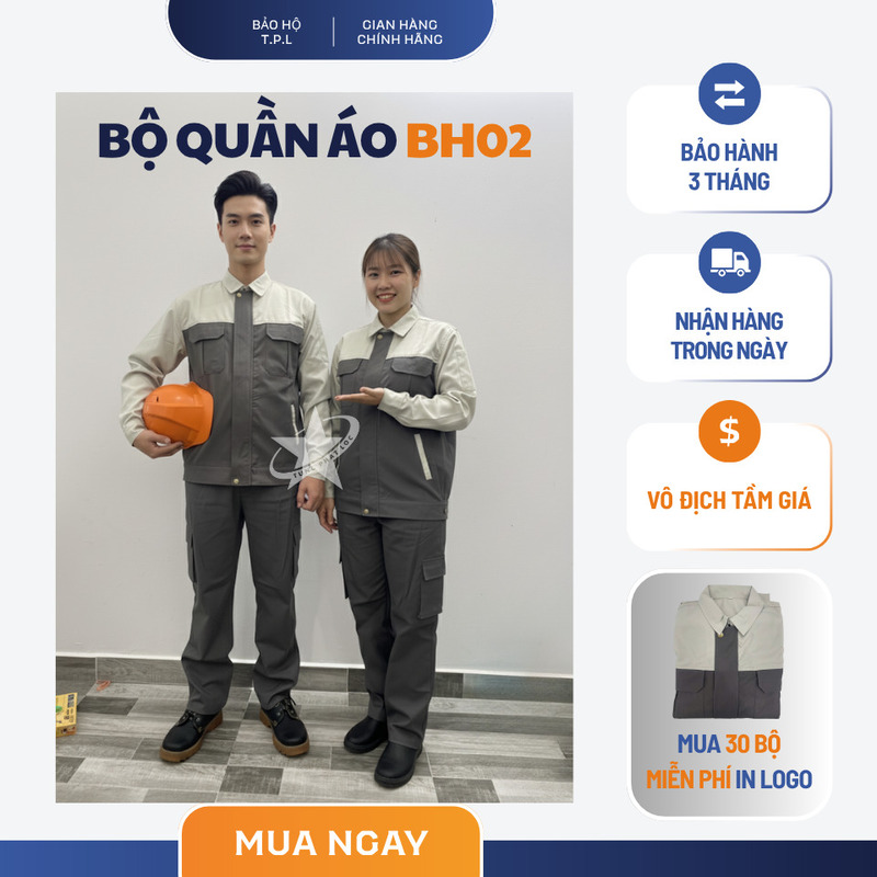 Đồng phục bảo hộ lao động - Bảo Hộ Lao Động Tùng Phát Lộc - Công Ty TNHH Đầu Tư Và Thương Mại Tùng Phát Lộc