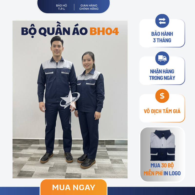 Đồng phục bảo hộ lao động - Bảo Hộ Lao Động Tùng Phát Lộc - Công Ty TNHH Đầu Tư Và Thương Mại Tùng Phát Lộc