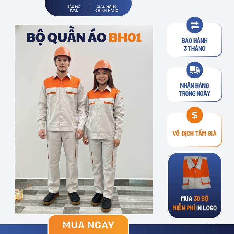 Đồng phục bảo hộ lao động - Bảo Hộ Lao Động Tùng Phát Lộc - Công Ty TNHH Đầu Tư Và Thương Mại Tùng Phát Lộc