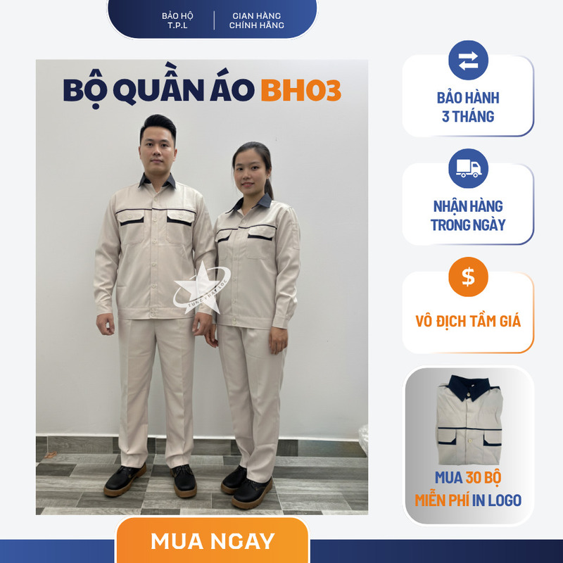 Đồng phục bảo hộ lao động - Bảo Hộ Lao Động Tùng Phát Lộc - Công Ty TNHH Đầu Tư Và Thương Mại Tùng Phát Lộc