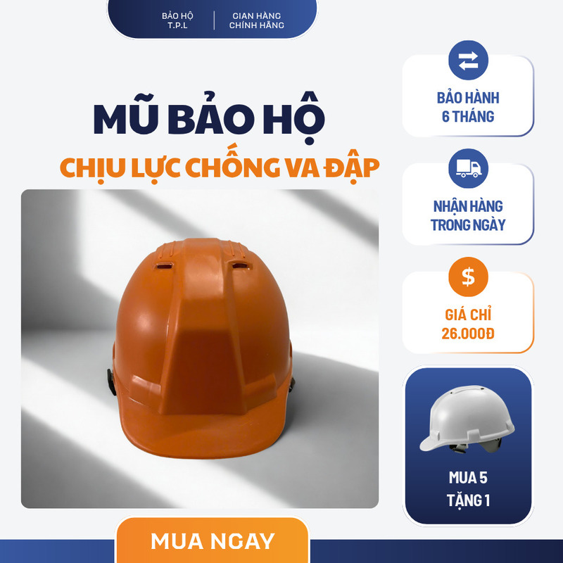Mũ bảo hộ lao động - Bảo Hộ Lao Động Tùng Phát Lộc - Công Ty TNHH Đầu Tư Và Thương Mại Tùng Phát Lộc