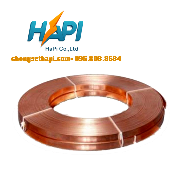 Băng đồng tiếp địa 25x3mm - Thiết Bị Chống Sét Hapi - Công Ty TNHH Thương Mại Và Công Nghệ Hapi