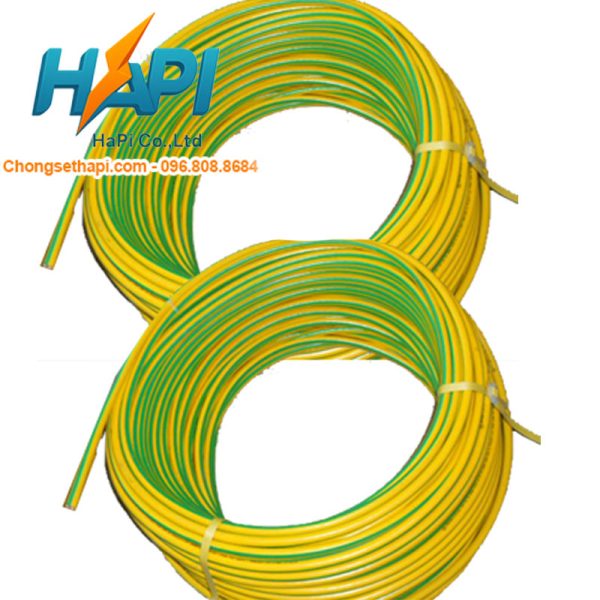 Cáp đồng thoát sét bọc PVC các kích cỡ - Thiết Bị Chống Sét Hapi - Công Ty TNHH Thương Mại Và Công Nghệ Hapi