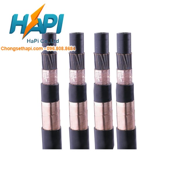 Cáp thoát sét chống nhiễu 7 lớp HVSC - Thiết Bị Chống Sét Hapi - Công Ty TNHH Thương Mại Và Công Nghệ Hapi