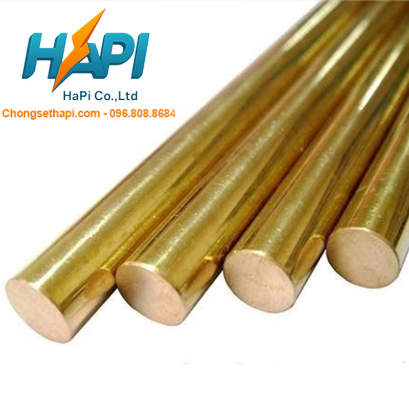 Cọc tiếp địa bằng đồng - Thiết Bị Chống Sét Hapi - Công Ty TNHH Thương Mại Và Công Nghệ Hapi