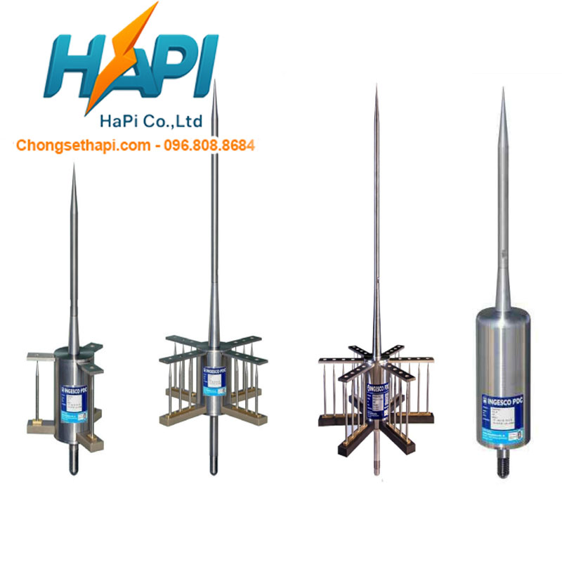 Kim thu sét Ingesco Tây Ban Nha - Thiết Bị Chống Sét Hapi - Công Ty TNHH Thương Mại Và Công Nghệ Hapi