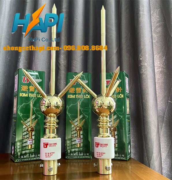 Kim thu sét cổ điển cải tiến Tahyang - Thiết Bị Chống Sét Hapi - Công Ty TNHH Thương Mại Và Công Nghệ Hapi