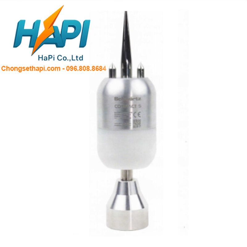 Kim thu sét hiện đại Schwartz Compact S - Thiết Bị Chống Sét Hapi - Công Ty TNHH Thương Mại Và Công Nghệ Hapi