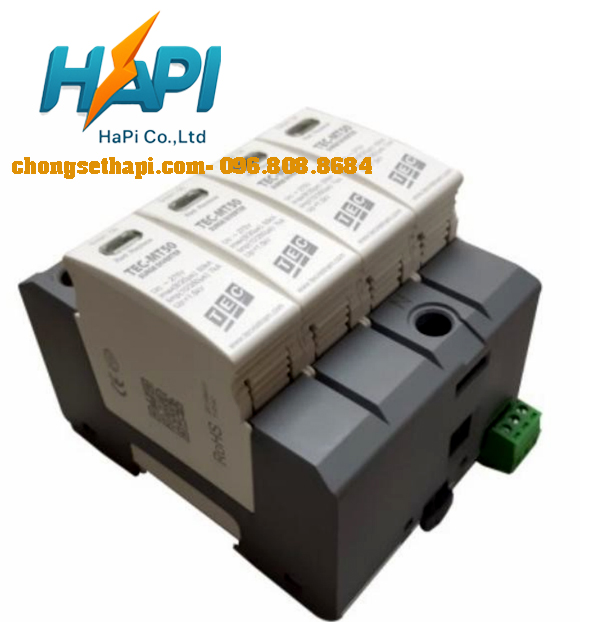 Thiết bị cắt sét 3 pha TEC MT50-3P - Thiết Bị Chống Sét Hapi - Công Ty TNHH Thương Mại Và Công Nghệ Hapi
