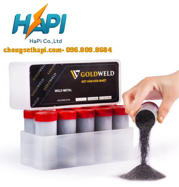 Thuốc hàn hóa nhiệt Goldweld - Thiết Bị Chống Sét Hapi - Công Ty TNHH Thương Mại Và Công Nghệ Hapi