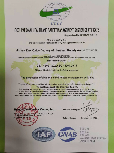 Chứng nhận hệ thống quản lý an toàn sức khỏe nghề nghiệp