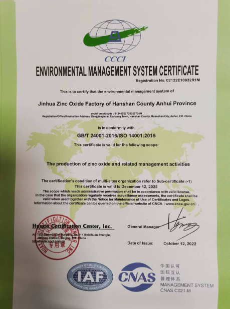 Chứng nhận hệ thống quản lý môi trường