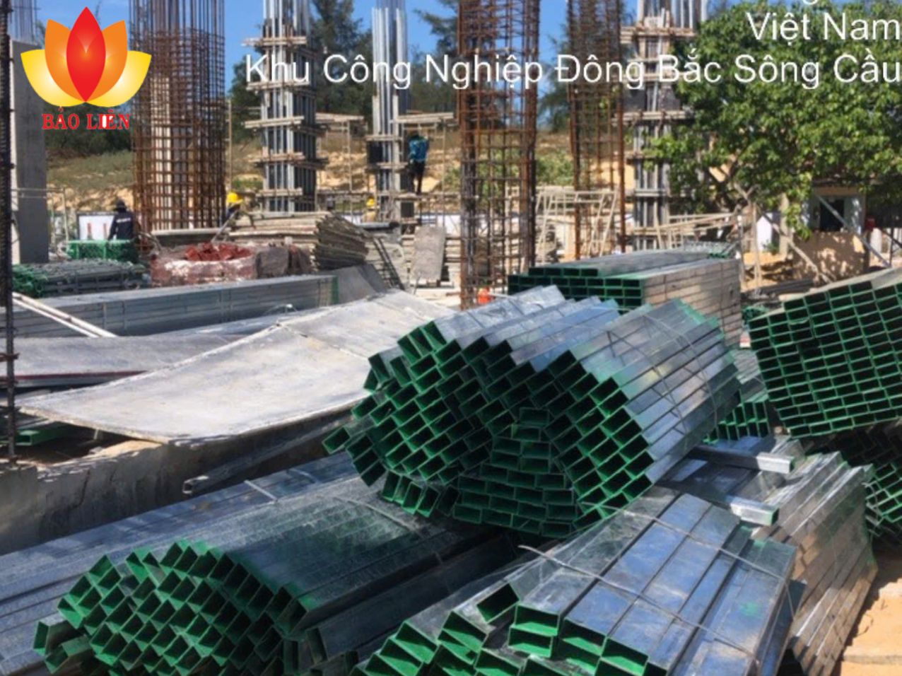 Công trình tại KCN Đông Bắc Sông Cầu, Phú Yên - Giàn Giáo Bảo Liên - Công Ty Cổ Phần Sản Xuất Thương Mại Thiết Bị Và Xây Dựng Bảo Liên