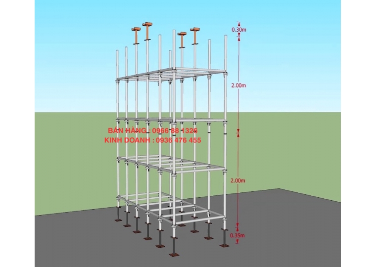 Giàn giáo nêm - Giàn Giáo Bảo Liên - Công Ty Cổ Phần Sản Xuất Thương Mại Thiết Bị Và Xây Dựng Bảo Liên