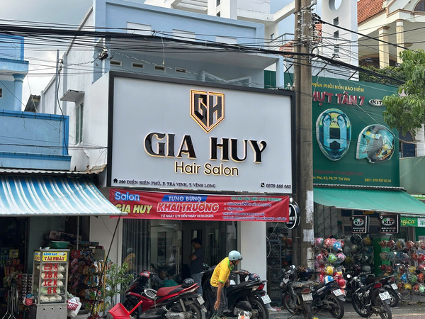 Salon tóc Gia Huy Trà Vinh - Quảng Cáo NAHY - Công Ty TNHH Quảng Cáo NAHY