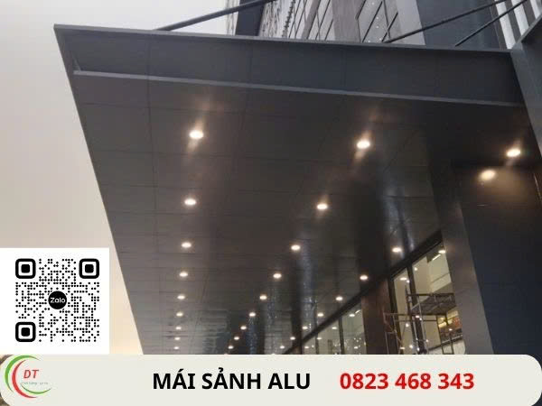 Mái sảnh ALU - Công Ty TNHH Sản Xuất Thương Mại Dịch Vụ Dũng Thúy