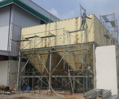 Hệ thống chứa trấu công ty Cargill
