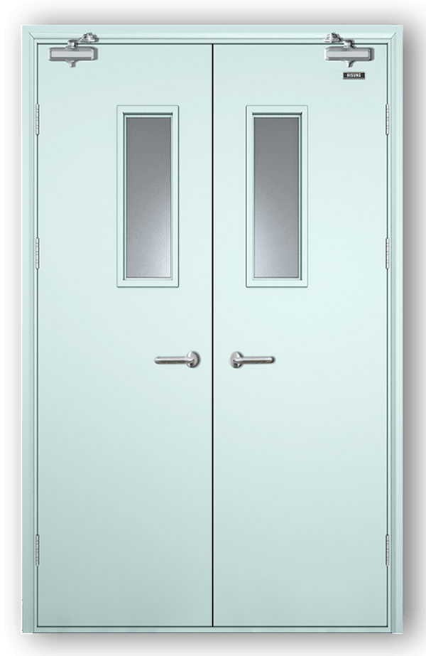 Cửa thép chống cháy 2 cánh mẫu 3 - Cửa Chống Cháy WA3C - Công Ty TNHH WA3C