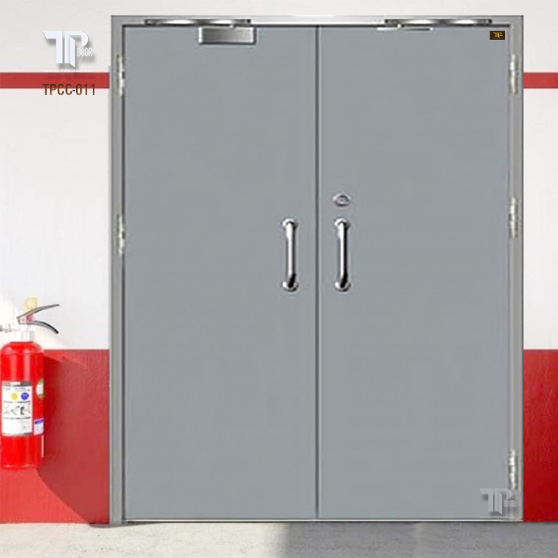 Cửa thép chống cháy 2 cánh mẫu 2 - Cửa Chống Cháy WA3C - Công Ty TNHH WA3C