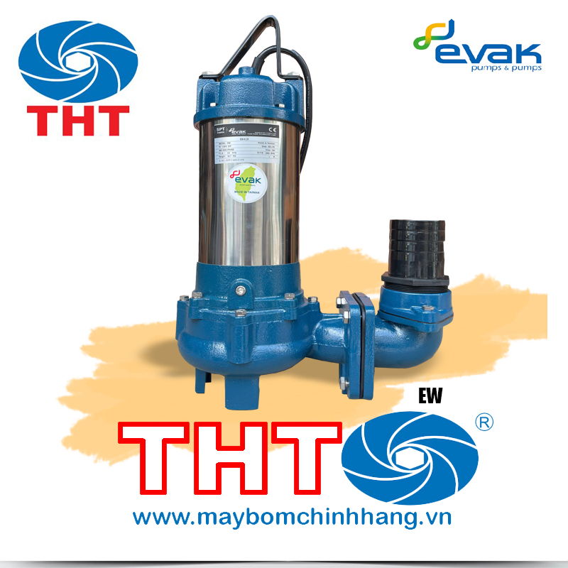 Máy bơm chìm nước thải Evak EW-5.05A - Máy Bơm Nước Thuận Hiệp Thành - Công Ty TNHH Thuận Hiệp Thành