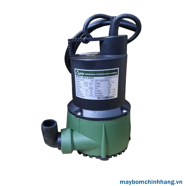 Máy bơm APP BPS 200D - Máy Bơm Nước Thuận Hiệp Thành - Công Ty TNHH Thuận Hiệp Thành