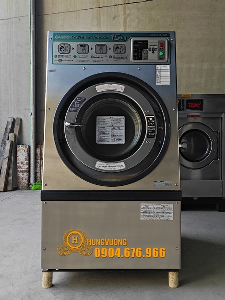 Máy giặt công nghiệp Sanyo SCW 5154WH - 15kg