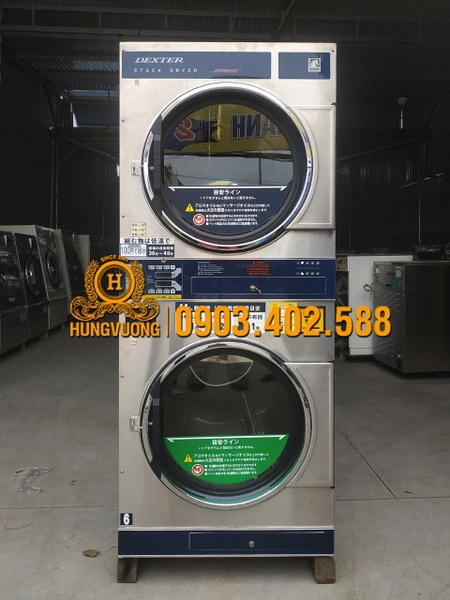 Máy sấy Dexter 2X14KG - Máy Giặt Công Nghiệp Hùng Vương -  Công Ty TNHH Thương Mại Xuất Nhập Khẩu Hùng Vương