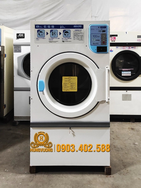 Máy sấy Sanyo SCD-3330 33kg - Máy Giặt Công Nghiệp Hùng Vương -  Công Ty TNHH Thương Mại Xuất Nhập Khẩu Hùng Vương