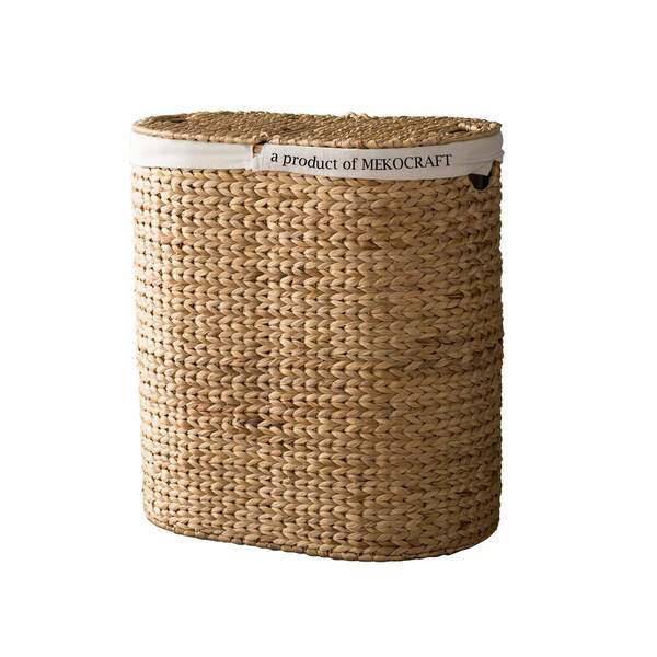 Giỏ lục bình đựng đồ giặt có lót vải