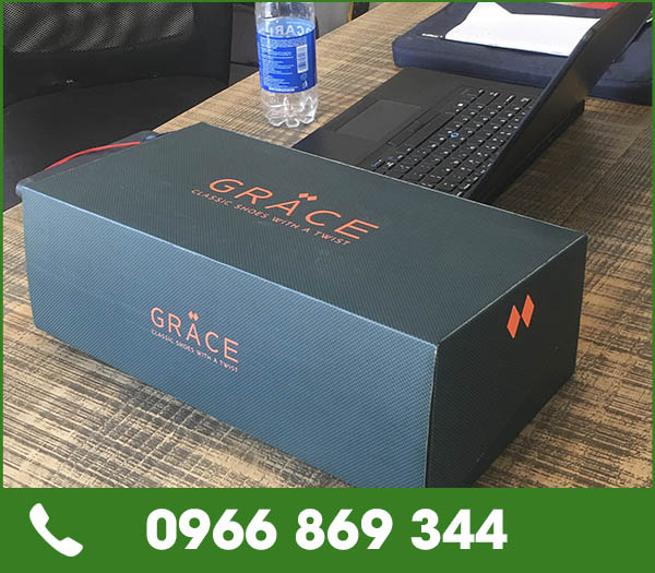 Hộp giày grace - Thùng Carton Khánh Huy - Công Ty TNHH SX-TM-DV Bao Bì Khánh Huy