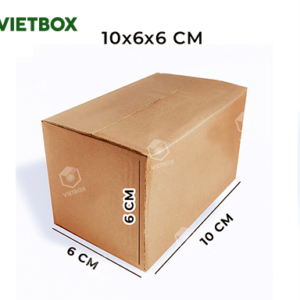 Hộp carton 10x6x6 - Bao Bì Carton Vietbox.vn - Công ty TNHH Sản Xuất Và Thương Mại VIETBOX
