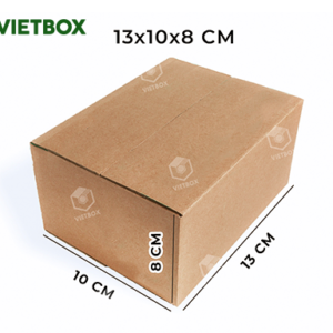 Hộp carton 13x10x8 - Bao Bì Carton Vietbox.vn - Công ty TNHH Sản Xuất Và Thương Mại VIETBOX