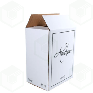 Thùng carton trắng đựng rượu - Bao Bì Carton Vietbox.vn - Công ty TNHH Sản Xuất Và Thương Mại VIETBOX