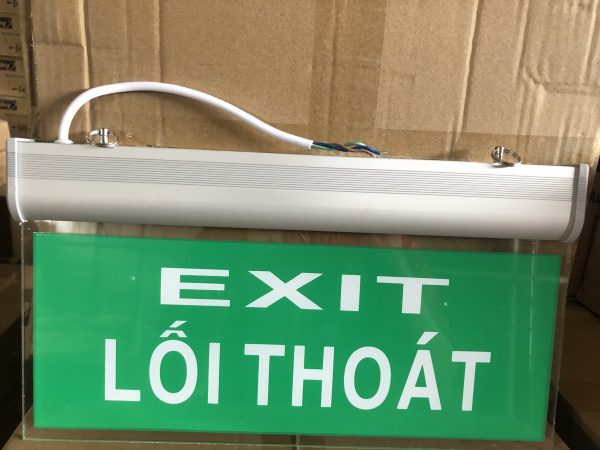 Đèn Exit chỉ hướng thoát nạn 2 mặt Sky