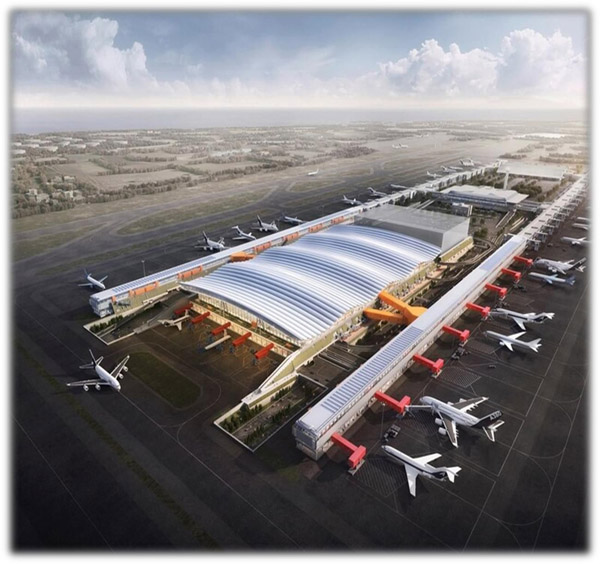 Gia công tấm kim loại cho sân bay